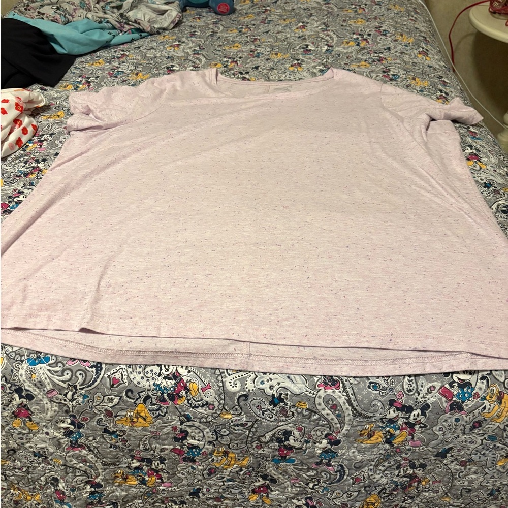 Duluth Trading Co Light Pink Short Sleeve Tee